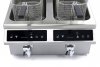 Frytownica Indukcyjna 2 x 8L Kranem Frytkownica 7000W MAXIMA 09371095